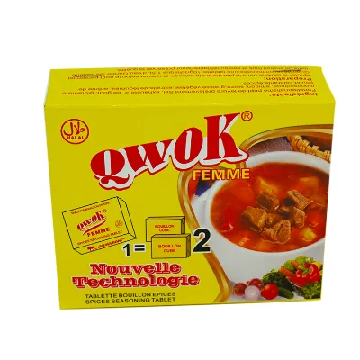 QWOK africa food single spices cube blended seasoning cube all in one piece with good price nourriture afrique