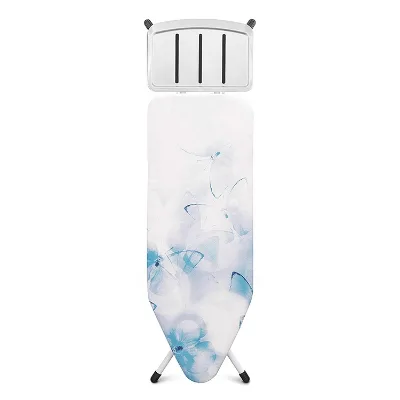 Europe-Style Sliding Wall Mount Ironing Board With Rail Metal Steamer and Ironing Board Combination
