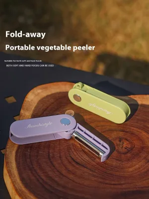 Jukaiwtec AC98 Stainless Steel Foldable Multi-Function Paring Knife for Camping Hiking Fishing-Portable Outdoor BBQ Picnic Tool