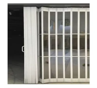 Modern PVC Bathroom Folding Door Low Price Bangladesh Style Plastic Foldable Screen Finished Surface for Hotels
