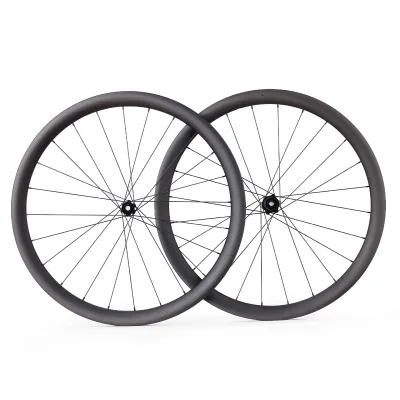 Super Light 40mm Height 25mm Width Carbon Bicycle Rim Brake Wheels