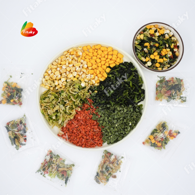 Mixed Dehydrated Vegetables With Dried Shrimp Dried Corn Bean Skin for Instant Noodle