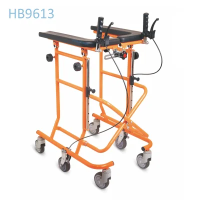 Orientmed Foldable Lightweight Child Walking Aid Wheels Aluminium Alloy Double Wheel Wheelchair with 3-Year Warranty