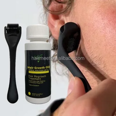 Best Selling Private Label 5% Hair Growth Oil Hair Beard Treatment Anti-hair Loss 60mL Bottles