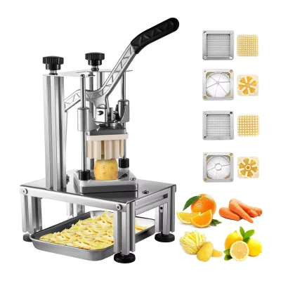 Multifunctional Commercial Household French Fries Specialized Slicer Manual Fruit Vegetable Cutter Potato Chips Lettuce More