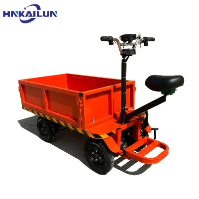 Electric Pallet Truck Trolley Cart Truck Transport Flat Car Truck Trolley Electric Trolley for Sale