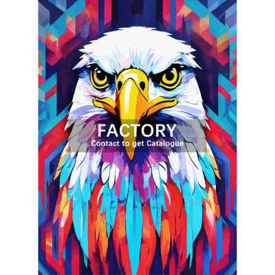 Colorful Animals  Eagle Abstract Art Posters Canvas Print DIY Diamond Paintings Graffiti Wall Art Pictures Living Room Decor