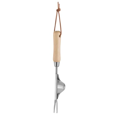 Stainless Steel Garden Hand Weed Digger Tool Wood Handle Weed Puller With Toon
