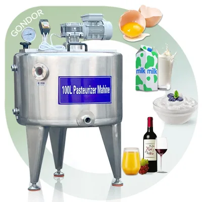 500 Liter Small Dairy Milk Pot Mushroom Substrate 150 L 500l Pasteurization Machine Pasteurizer Tank