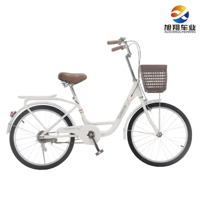 Bicicleta Urbana Para Mujeres 20 22 24 Inch Ladies City Bike Outdoor Leisure High Carbon Steel Pedals Cycle Factory