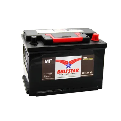 Supplier's New GULFSTAR 12V 75AH Maintenance Free Car Battery Model 57531 with 590CCA for Quick Start in Africa