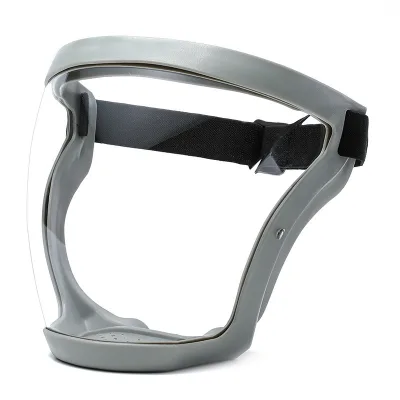 Reusable Anti-fog Fully Sealed Polycarbonate Protective Isolation Face Shield Splash-proof Wind Proof High Impact Resistant