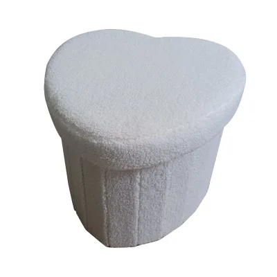 Portable Best Selling Modern Round Storage Ottoman for Bedroom