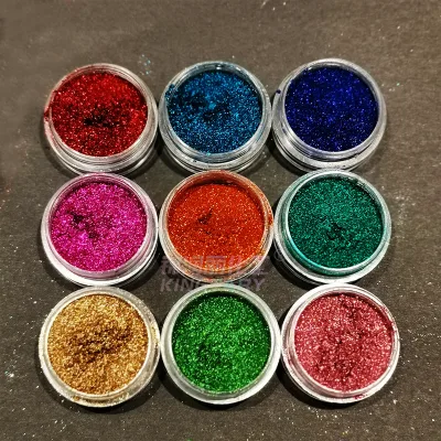 Nail Art Chrome Pigment - Pigment Powder Nails Chrome with Rainbow Effect and High Shine for Professional Nail Polish