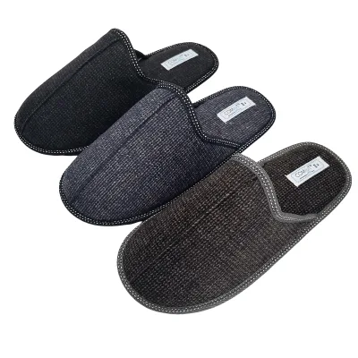Warm Anti-Slip Slippers Comfortable Breathable EVA Men's Slipper Fashionable Textile Soft Fashion Slippers