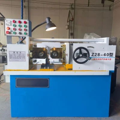 Automatic Thread Rolling Machines Z28-40 Metal Rebar Rod Threading Rolling Machine High-speed Threading Rolling Machine