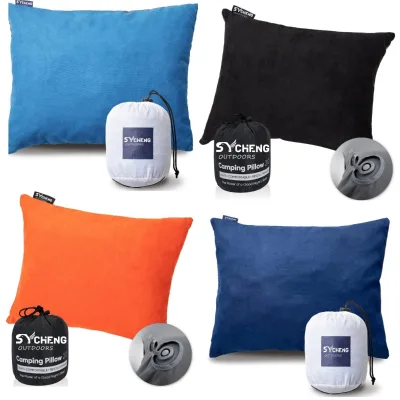New Portable Inflatable Camping Travel Pillow Memory Foam Camping Pillow Hikenture
