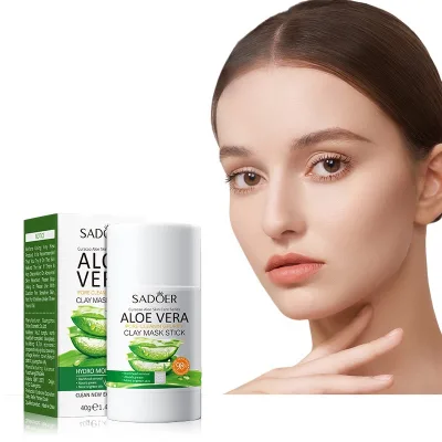 Private Label Mugwort Solid Facial Mask Stick Wholesale Deep Cleaning Oil Control Anti Pores Acne Clay Face Mask