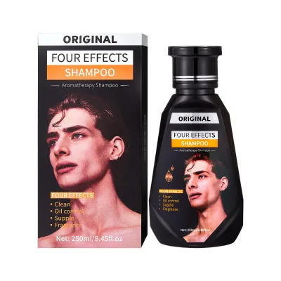Two-in-One Unisex 500ml Deep Cleansing Aromatherapy Shampoo Strong Hair Care Anti-Frizz Refreshing Foam Smooth Nourishing