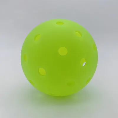 USAPA Standard 40 Hole Neon Green Outdoor Indoor Rotation Seamless Pickleball Professional OEM