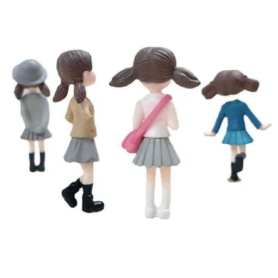 Campus Little Girl Micro Landscape Ornaments DIY Creative Home Decorations Crafts Ornaments