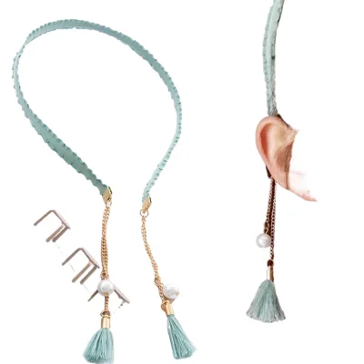 Sweet Tassel Pearl Pendant, Thin-edge Hair Band, Headband, Simple And Retro Hairpin