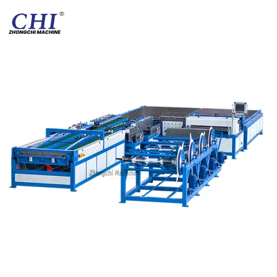 ZC Hvac Automatic U Shape Auto Duct Line 5 New Condition Duct Making Machines for HVac Ducts