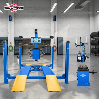 Xinjintuo Multi Vehicle Tire Change Machine and Balancer Motorcycle ATV Car Tyre Changer Balancer Workshop Equipment CE RoHS