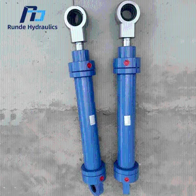 Heavy Duty Hydraulic Cylinder Double Acting ST52 4140 25Mn for Construction Excavator Equipment