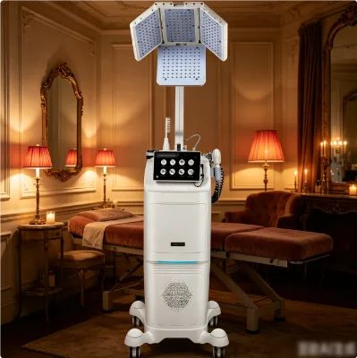 Vibrating Scalp Massage 8 in 1 Hair Strengthening Machine for Salon Circulation Support Care
