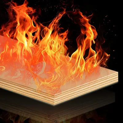 HAISEN 18mm B1 Grade Fire Resistant Modern Wood Board for Construction Furniture Wall Panels Ceiling