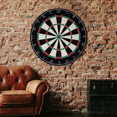 Low MOQ Sisal Dartboard Rzutka Adjustable Hanging Brackets Freely Modify Mount Height Match Sport Rules Dart Target