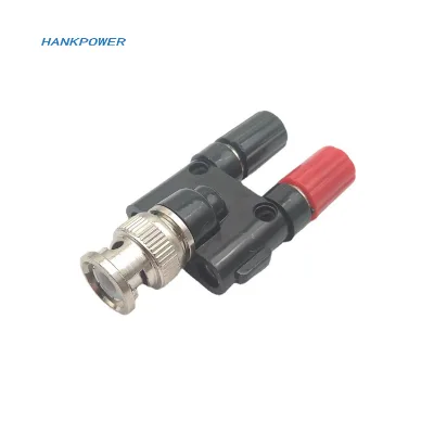 4MM Banana to BNC Adapter Connector BNC Male to Banana Binding Post Plug