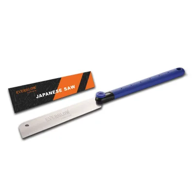 Japanese HandSaw 9.8inch Pull Saw with 18TPI Flexible Trim Saw SK5 Flush Cut Saw for Woodworking Garden or DIY Projects