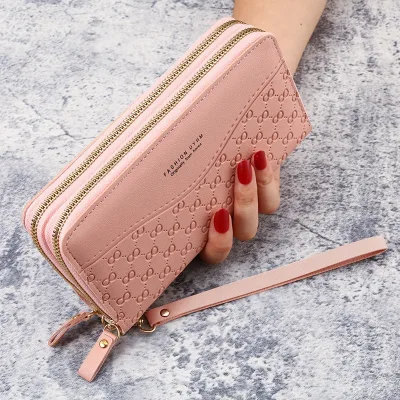 Women's Handheld Fashion Bags Wholesale of Geometric Pattern Zero Wallets Mobile Phone Bags Multi-functional Women's Wallets