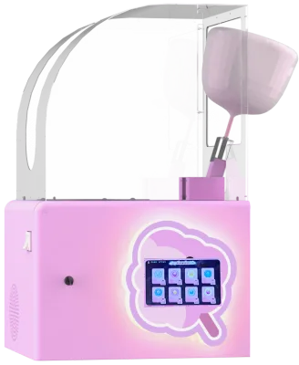 Mini Semi Automatic Cotton Candy Machine for Kids Sweet Cotton Candy Floss Machine Cotton Candy Vending Manufacture