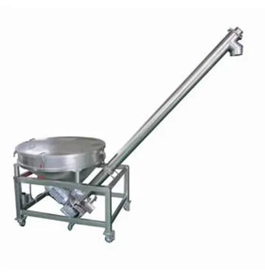 Hot Sale Automatic Hopper Screw Conveyor Bag/Pouch/Film Powder Granule Feeding Machine for Food Chemicals Motor Plastic Paper