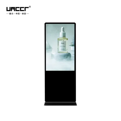65 inch android video player kiosk lcd totem advertising display floor stand touch screen digital signage for bank