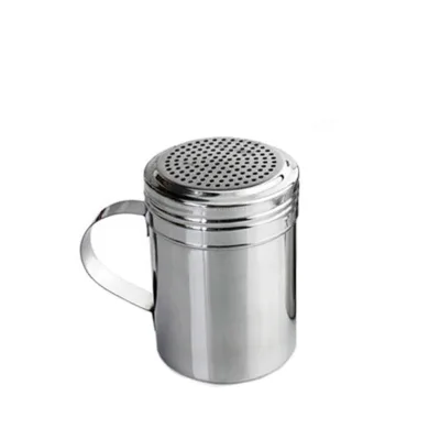 Sugar Bottles Pepper Dredge Stainless Steel With Handle Shaker Barbecue Powder Versatile Salt Dispenser
