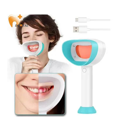 Portable Digital Dental Oral Hygiene Plaque Monitor Intraoral Camera System Purple Light Detection Tongue Cleaner for Oral Care