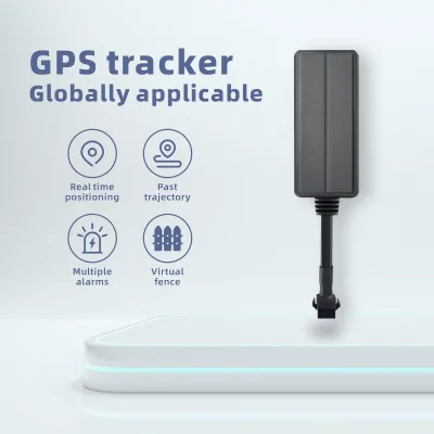 Super Mini Anti-Lost GPS Tracker with Real-Time Tracking Lighting & Remote Control Plastic Keychain Case