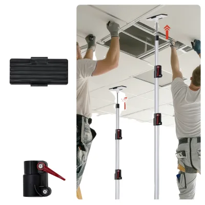Made in China Com Non-conductive Telescopic Pole for Smoke Detector test Devices Brand Cner Telescopic Mast