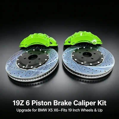Universal 19Z 6 Pot 6 Piston Aluminium High Performance Universal Brake Caliper for BMW X5 X6 Cadillac SRX