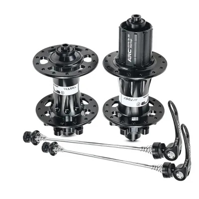 ARC Manufacture Bearing Hub 28/32/36H MT-007F/R T/A Adapter 100mm/135mm Alloy HG 8 9 10 11V Disc Brake CNC MTB Rear Bicycle Hub