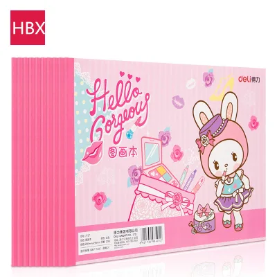 Kawaii Cute Cartoon Educational Stationery Art Paper Student Sketchbook Children's Painting Book