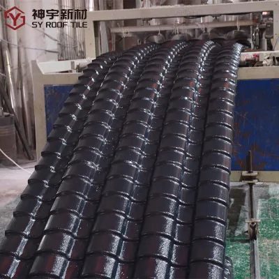 Chinese Style UPVC ASA Coated Roof Tiles for Steep Slope Roofs-Corrosion-Resistant & Durable