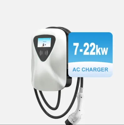 Wall Mount EV Charger with Screen for OEM Graffiti App+wifi+Bluetooth 22 kw EV Charger