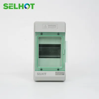 IP65 Outdoor Waterproof ABS Distribution Box for Solar Electrical Power MCB Enclosure HT-5 Ways