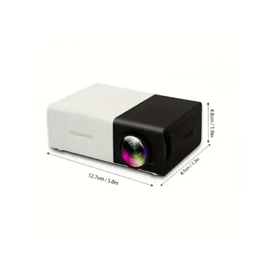 Portable Mini Home Theater Projector with Android 11 Smartphone Wired Screen Sharing Enjoy Cinema Anytime