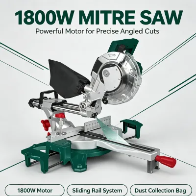 Wholesale Price 1800W Industrial Grade Metal Tile Circular Saws Woodworking Electric Miter Saw